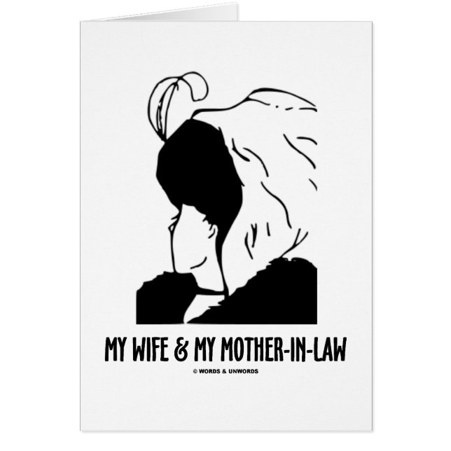 Mijn vrouw en mijn schoonmoeder (optische illusie) (Voorkant)