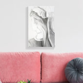 Mijn vrouw en mijn schoonmoeder optische illusie canvas afdruk (Insitu (Woonkamer))