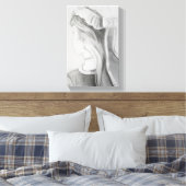 Mijn vrouw en mijn schoonmoeder optische illusie canvas afdruk (Insitu (Slaapkamer))