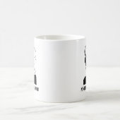 Mijn vrouw en mijn schoonmoeder (optische illusie) koffiemok (Center)