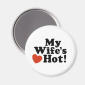 Mijn vrouw heet magneet (Voorkant / Achterkant)