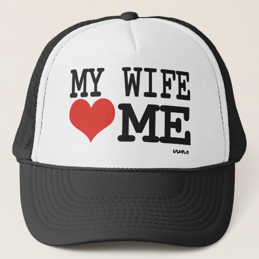 Mijn vrouw houdt van mij trucker pet (Voorkant)