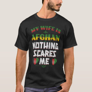Mijn Vrouw Is Afghaans Afghanistan Erfgoed Wortels T-shirt