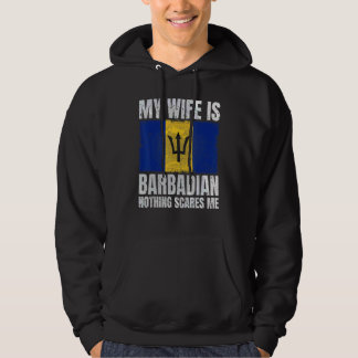 Mijn vrouw is Barbadiaans, niets wat me barbados H Hoodie