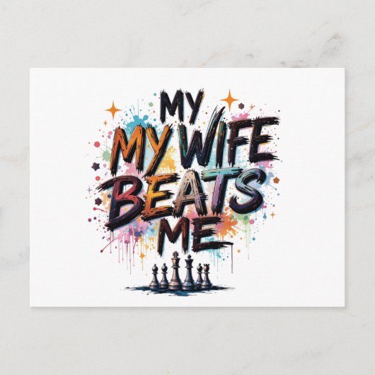 Mijn vrouw is de beste briefkaart (Voorkant)