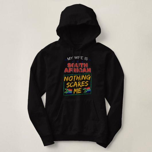 Mijn vrouw is de Zuid-Afrikaanse werelderfgoedlijs Hoodie (Design voorkant)