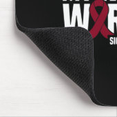 Mijn vrouw is een krijger Bourgondische lint sikke Muismat (Hoek)