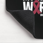 Mijn vrouw is een Warrior Brain Aneurysm Awareness Muismat (Hoek)