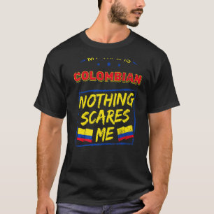 Mijn vrouw is het Colombiaanse erfgoed van Colombi T-shirt