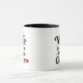 Mijn vrouw is heter dan mijn koffie Grappige echtg Mok (Midden)