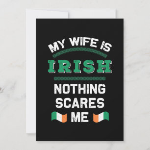 Mijn vrouw is Irish Eire Republic Ierland Roots Fl Kaart