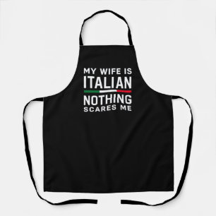 Mijn vrouw is Italiaans, Niets Maakt Me Bang Schor Schort