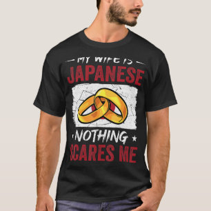 Mijn vrouw is Japans niets wat mij Japan Husban sc T-shirt