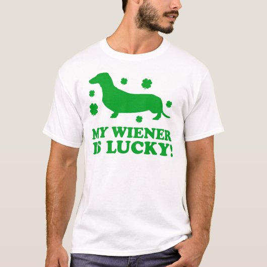 Mijn vrouw is Lucky T-shirt (Voorkant)