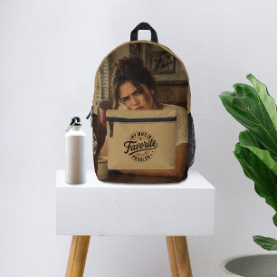 Mijn Vrouw Is Mijn Favoriete Probleem Custom Foto Bedrukte Rugzak