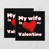 Mijn vrouw is mijn valentijn (Voorkant / Achterkant)