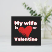 Mijn vrouw is mijn valentijn (Staand voorkant)