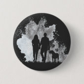 mijn vrouw is mijn valentijn 2021 ronde button 5,7 cm (Voorkant)