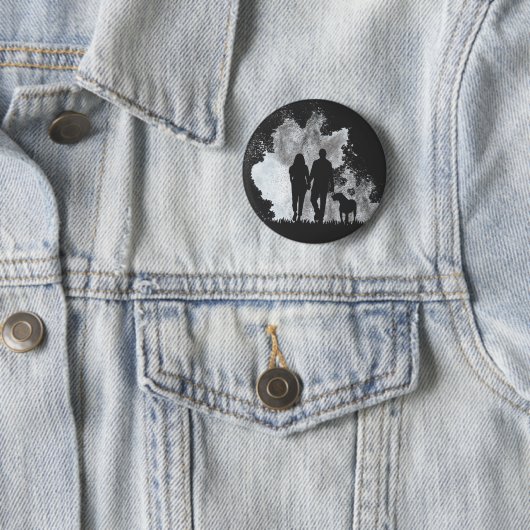mijn vrouw is mijn valentijn 2021 ronde button 5,7 cm (In situ)