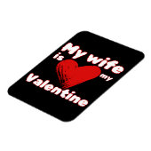 Mijn vrouw is mijn valentijn magneet (Linkerzijde)