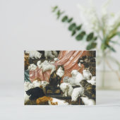 Mijn vrouw is overleden door Carl Kahler Cat Briefkaart (Staand voorkant)