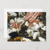 Mijn vrouw is overleden door Carl Kahler Cat Briefkaart (Voorkant / Achterkant)