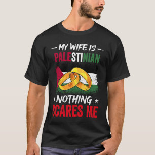 Mijn vrouw is Palestijns niets wat mij het erfgoed T-shirt