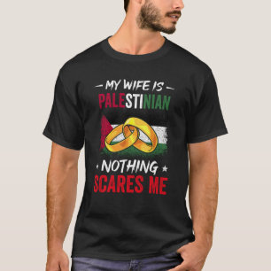 Mijn vrouw is Palestijns niets wat mij het erfgoed T-shirt