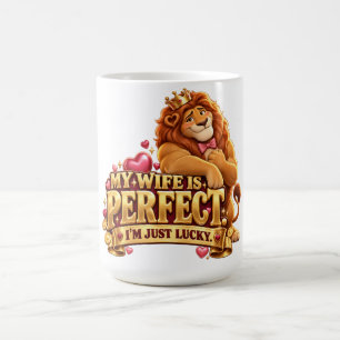 Mijn Vrouw Is Perfect Ik Ben Eenvoudigweg Gelukkig Koffiemok