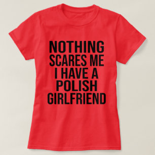 Mijn vrouw is Pools niets wat me schaamt. T-shirt