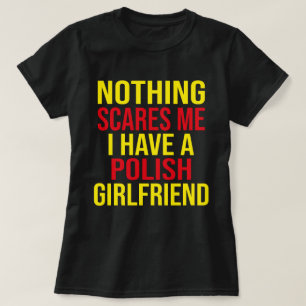 Mijn vrouw is Pools niets wat me schaamt. T-shirt