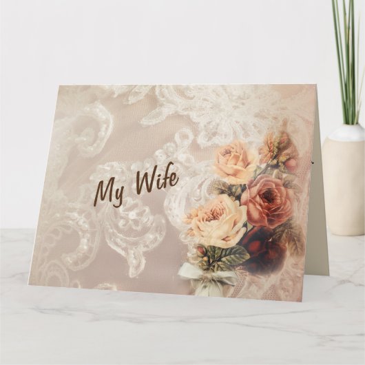 Mijn Vrouw Kaart (Voorkant)