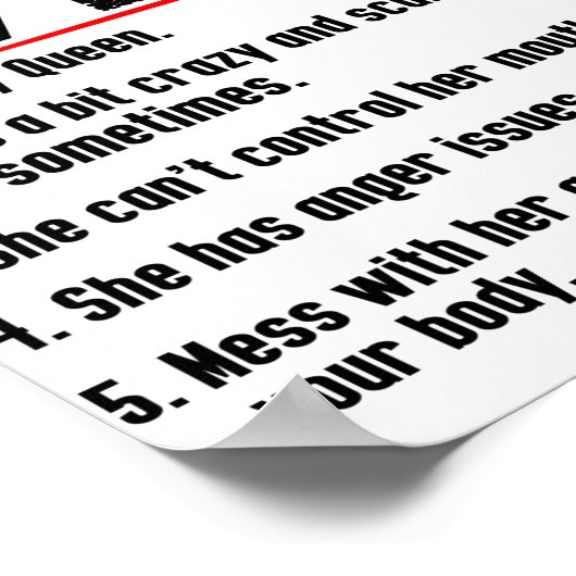 Mijn vrouw poster (Hoek)