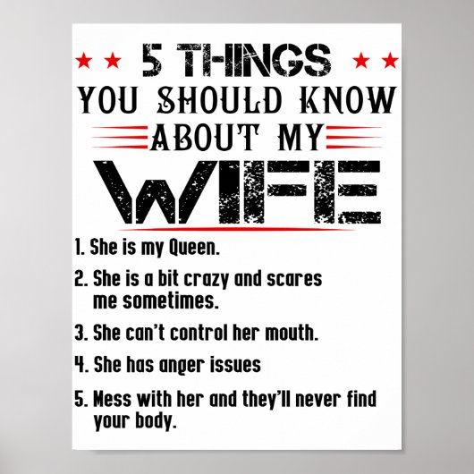 Mijn vrouw poster (Voorkant)