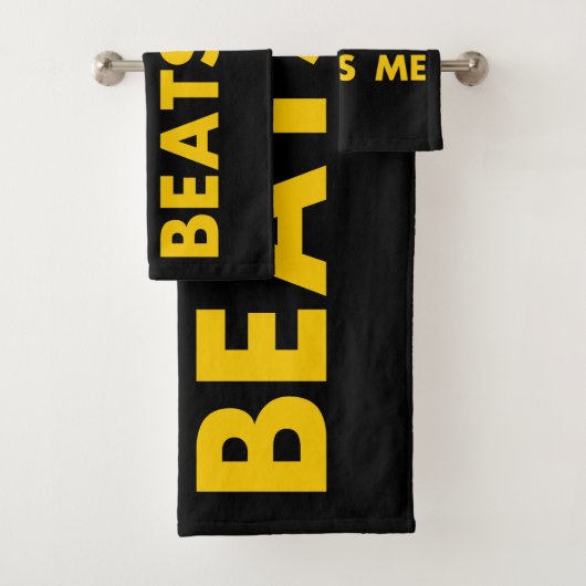 Mijn vrouw slaat me retro grappig bad handdoek (Insitu)