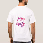 Mijn vrouw t-shirt (Achterkant)