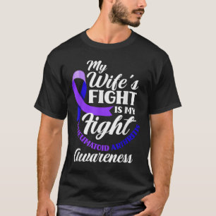 Mijn vrouw vecht tegen reumatoïde artritis t-shirt