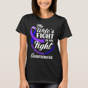 Mijn vrouw vecht tegen reumatoïde artritis t-shirt