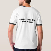 MIJN VROUW VERDACHT ME T-SHIRT (Achterkant volledig)