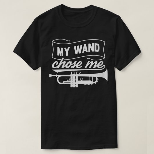 Mijn vrouw verkoos me Trumpet Musician Gift Idee T-shirt (Design voorkant)