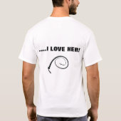 MIJN VROUW WACHT ME T-SHIRT (Achterkant)