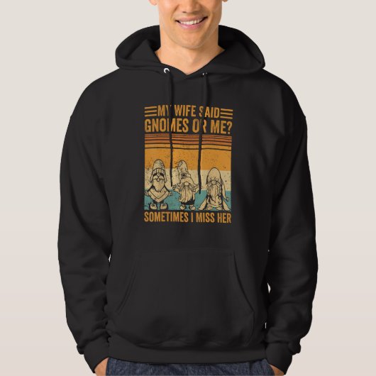 Mijn vrouw zei dat ze me verblindt dat ik haar gra hoodie (Voorkant)