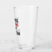 Mijn vrouw zei nee glas (Links)