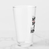 Mijn vrouw zei nee glas (Rechts)