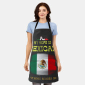 Mijn vrouw's Mexicaanse niets maakt me gek, Mexico Schort (Gedragen)
