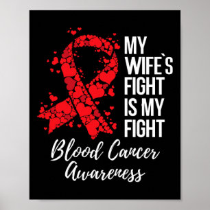 Mijn Vrouws Strijd Is Mijn Strijd Bloedkanker Bewu Poster