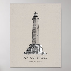 Mijn vuurtoren - Ik ben het licht van de wereld Poster