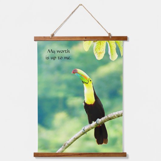 Mijn waarde hout getooid wandtapijt hangend wandkleed (Voorkant)