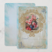 Mijn waarde - Uitnodigingskaart / blanco kaart (Voorkant / Achterkant)