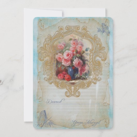 Mijn waarde - Uitnodigingskaart / blanco kaart (Voorkant)